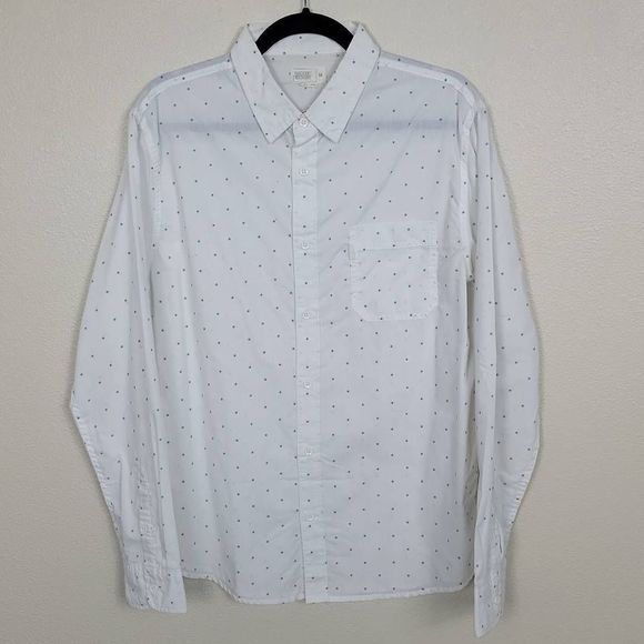 WR Pin Dot Lightweight Button-down, Size M - Picture 5 of 5